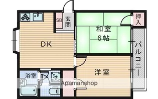 リヒテス・ハイム【1階】の間取り