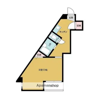 メゾンクレスト【4階】の間取り