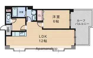 大阪府大阪市東淀川区北江口2丁目【マンション】の間取り