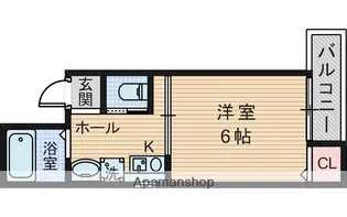 リブレ木川【1階】の間取り