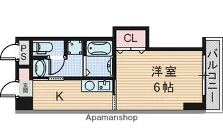 シティコート新大阪【8階】の間取り