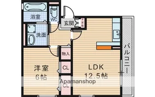 エル プエンテⅡ【1階】の間取り