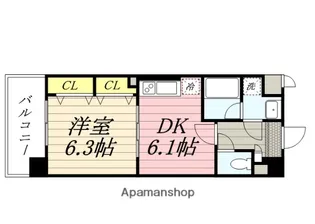 ベロ クオーレ三国【4階】の間取り