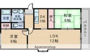シャンボールメゾン曽根【3階】の間取り