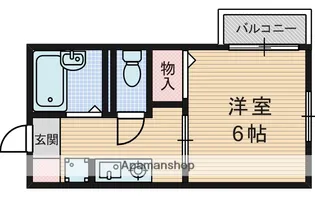 マンハイムⅡ【2階】の間取り