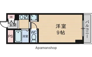 デイグラン上新庄【5階】の間取り