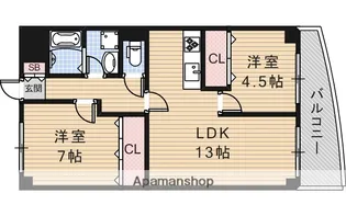 スプルースコート緑地【1階】の間取り