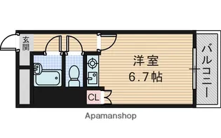 グランドコート新大阪(旧シェイーネ西宮原)【2階】の間取り