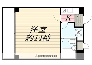 シティヒルズウオアサ【5階】の間取り