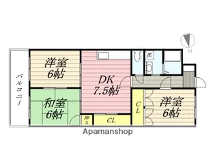 ミダスハイツ【3階】の間取り