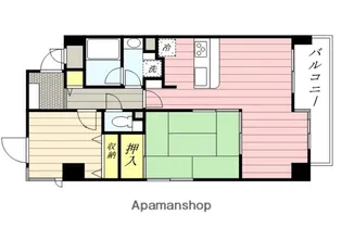 リバーパーク服部【7階】の間取り