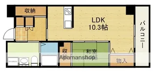ロハス江坂【5階】の間取り