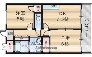 大阪府大阪市東淀川区豊里3丁目【マンション】の間取り
