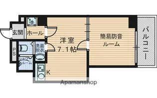ネオハイツ第3新大阪【7階】の間取り