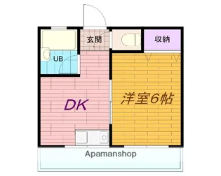 栄穂マンション【3階】の間取り