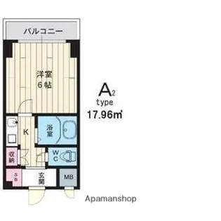 ラ・レジダンス・ド・江坂【8階】の間取り