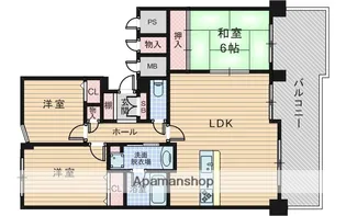 グランドメゾン豊中長興寺【4階】の間取り
