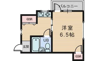 白百合ハイツ【2階】の間取り