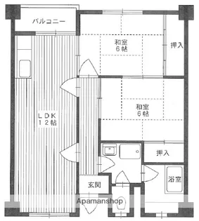 第3清涼マンション【2階】の間取り