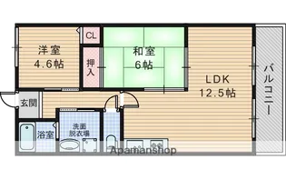 ヴィラアルデール【2階】の間取り