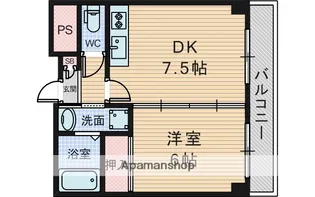 大阪府大阪市淀川区西三国4丁目【マンション】の間取り