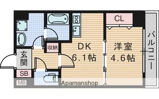 ハイムラポールPART13【5階】の間取り
