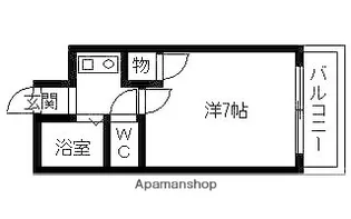 大阪府大阪市東淀川区西淡路4丁目【マンション】の間取り