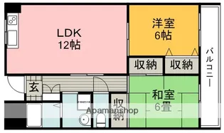 ハイツてんぐ【3階】の間取り