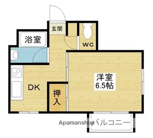 行栄マンション【4階】の間取り