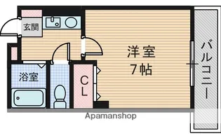 大阪府大阪市東淀川区豊里2丁目【マンション】の間取り