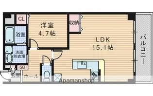 モア・ルミエール【5階】の間取り