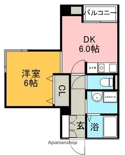 スクエア【2階】の間取り