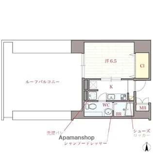 オリエンタル江坂【12階】の間取り
