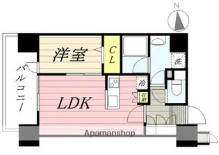 アーバネックス江坂広芝【6階】の間取り