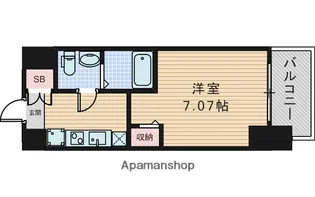 アリビオ江坂南金田【4階】の間取り