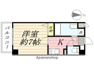 レクシア江坂【4階】の間取り