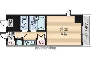 リーガル新大阪Ⅱ【2階】の間取り