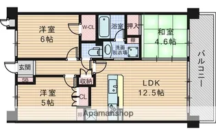 リーフクリエイトフィールシティ【3階】の間取り