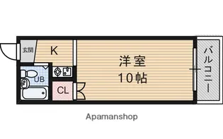 仙田ハイツ【3階】の間取り