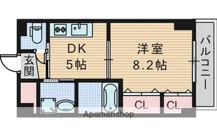 ブルーム江坂【1階】の間取り