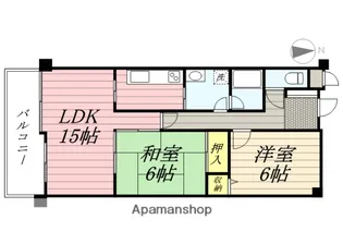 ガーデンヒルズ【2階】の間取り