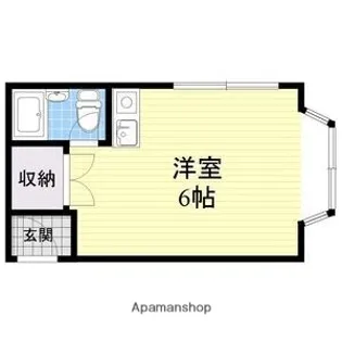 NHハイツ【3階】の間取り