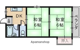 第一めぐみマンション【4階】の間取り
