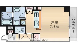 リッツスクエア【3階】の間取り