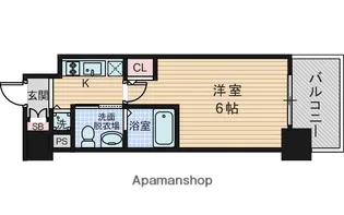 エスリード新大阪NORTH【11階】の間取り