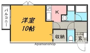 アマンスイート【2階】の間取り