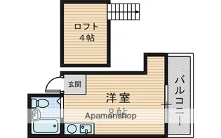 大阪府大阪市淀川区十三元今里2丁目【マンション】の間取り