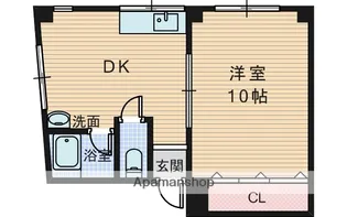 大阪府大阪市淀川区十八条1丁目【マンション】の間取り