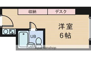 ステュディオ新大阪【2階】の間取り