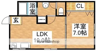 メゾン林【4階】の間取り